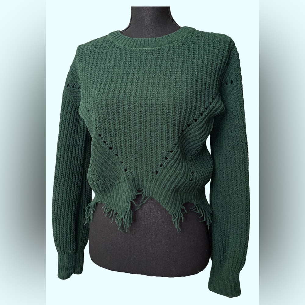 NOBO chunky Knit green sweater